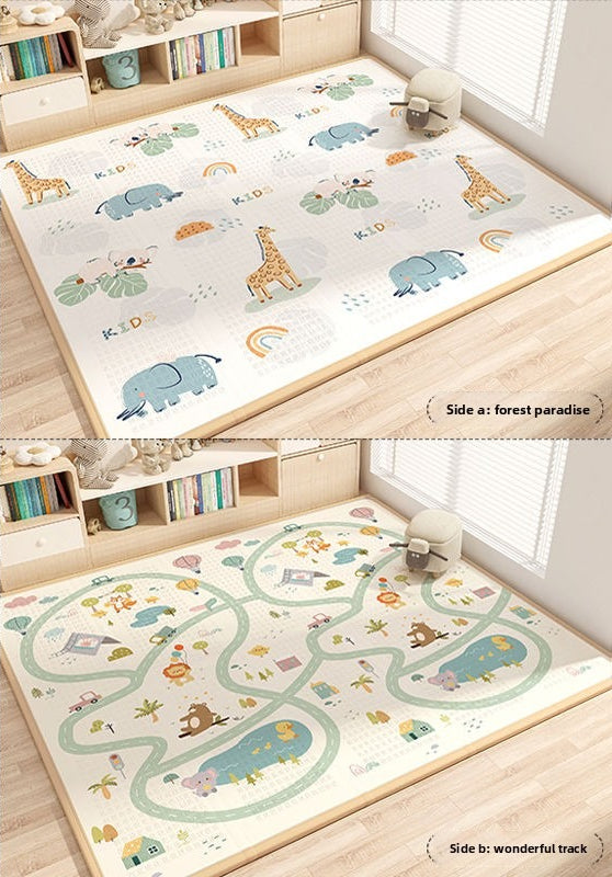 IXPE Foldable Play Mat - Thick Non-Toxic Baby Crawling Pad with Soft Edges