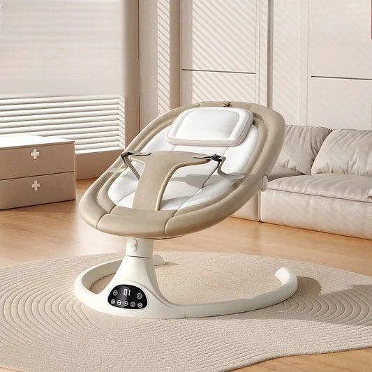 Electric Baby Rocker - Soothing Swing Bassinet with Music and Motion for Newborns