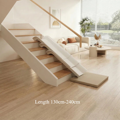 Indoor Transformable Stair Slide – No Assembly Required Safe Play Slide for Bedroom & Home Use