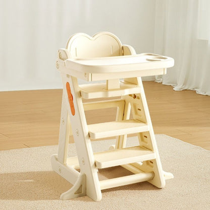 Grow-With-Me High Chair - Adjustable Wooden Seat for Dining & Study