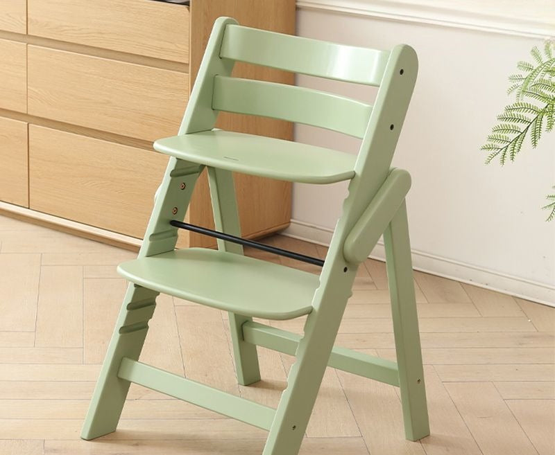 Premium Wood Chair—Sturdy Beech High Chair with Adjustable Height Safe Baby Dining & Sitting Support for Home