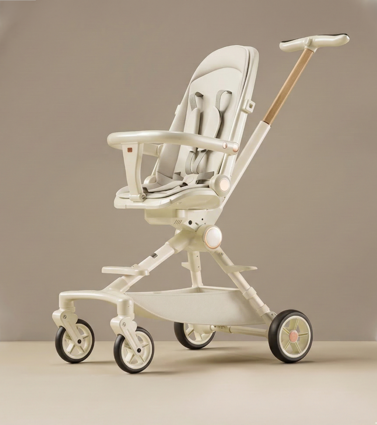 High Landscape Stroller—Lightweight Foldable Double Directional Design Suitable for Sitting or Lying