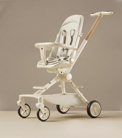 High Landscape Stroller—Lightweight Foldable Double Directional Design Suitable for Sitting or Lying
