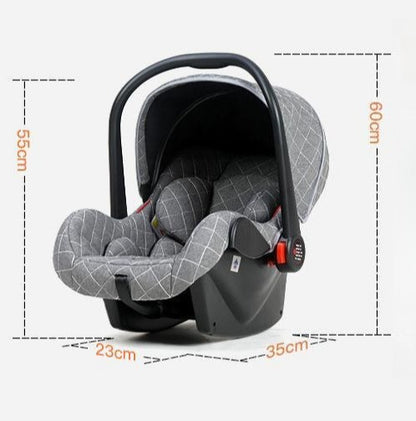 2-in-1 High View Stroller - Foldable Multifunctional System with Car Seat and Adjustable Armrests