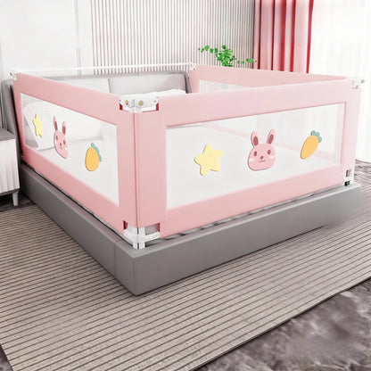 Universal Baby Bed Rail Guard - Reinforced Anti-Fall Barrier with Easy Installation