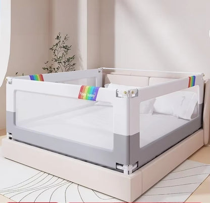 Universal Baby Bed Rail Guard - Reinforced Anti-Fall Barrier with Easy Installation