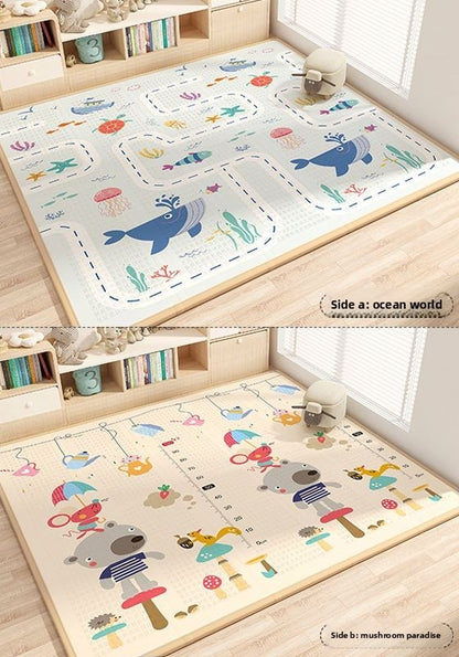 IXPE Foldable Play Mat - Thick Non-Toxic Baby Crawling Pad with Soft Edges
