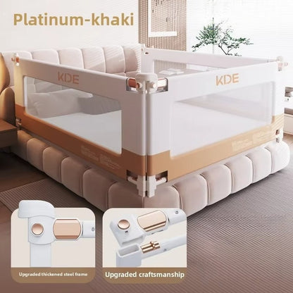Universal Baby Bed Rail Guard - Reinforced Anti-Fall Barrier with Easy Installation