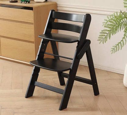 Premium Wood Chair—Sturdy Beech High Chair with Adjustable Height Safe Baby Dining & Sitting Support for Home
