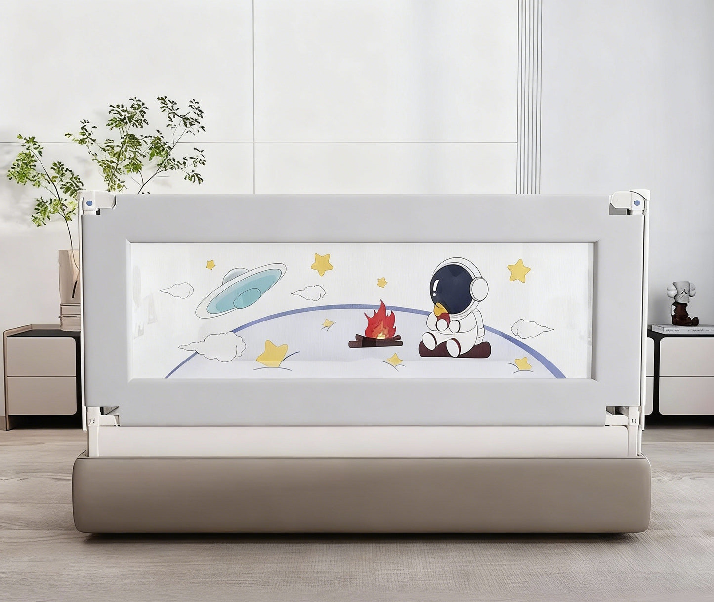 Universal Baby Bed Rail Guard - Reinforced Anti-Fall Barrier with Easy Installation