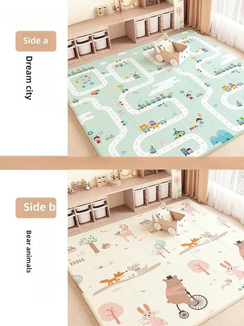 The Foldable Play Mat—Uncompromising Safety & Modern Simplicity