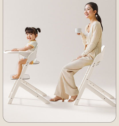 3-in-1 Convertible High Chair - Adjustable Feeding Seat & Play Table for Toddler