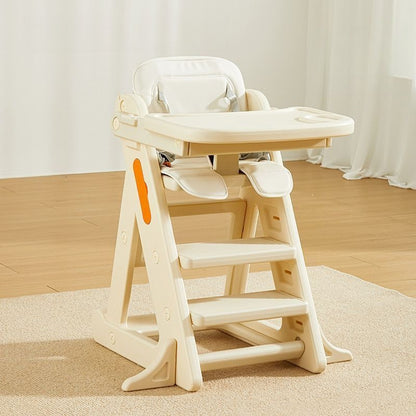Grow-With-Me High Chair - Adjustable Wooden Seat for Dining & Study