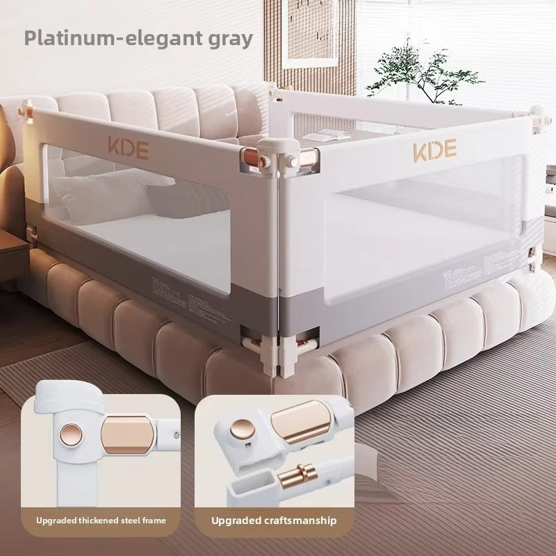 Universal Baby Bed Rail Guard - Reinforced Anti-Fall Barrier with Easy Installation