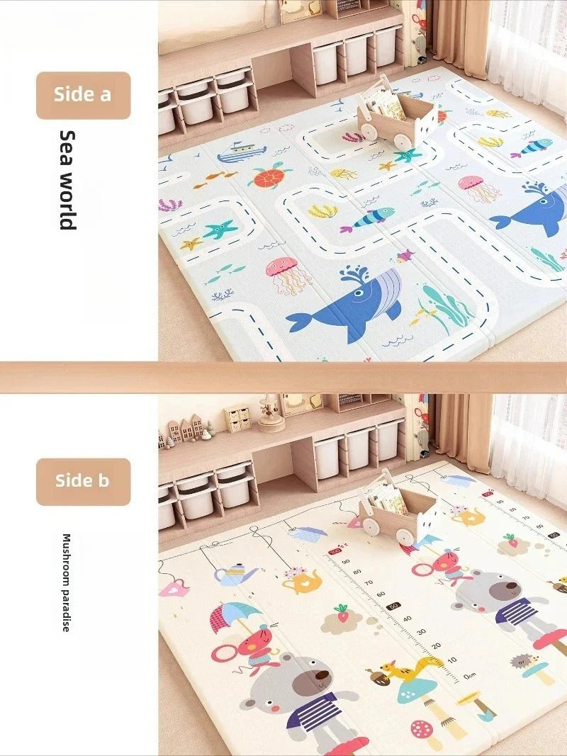 The Foldable Play Mat—Uncompromising Safety & Modern Simplicity