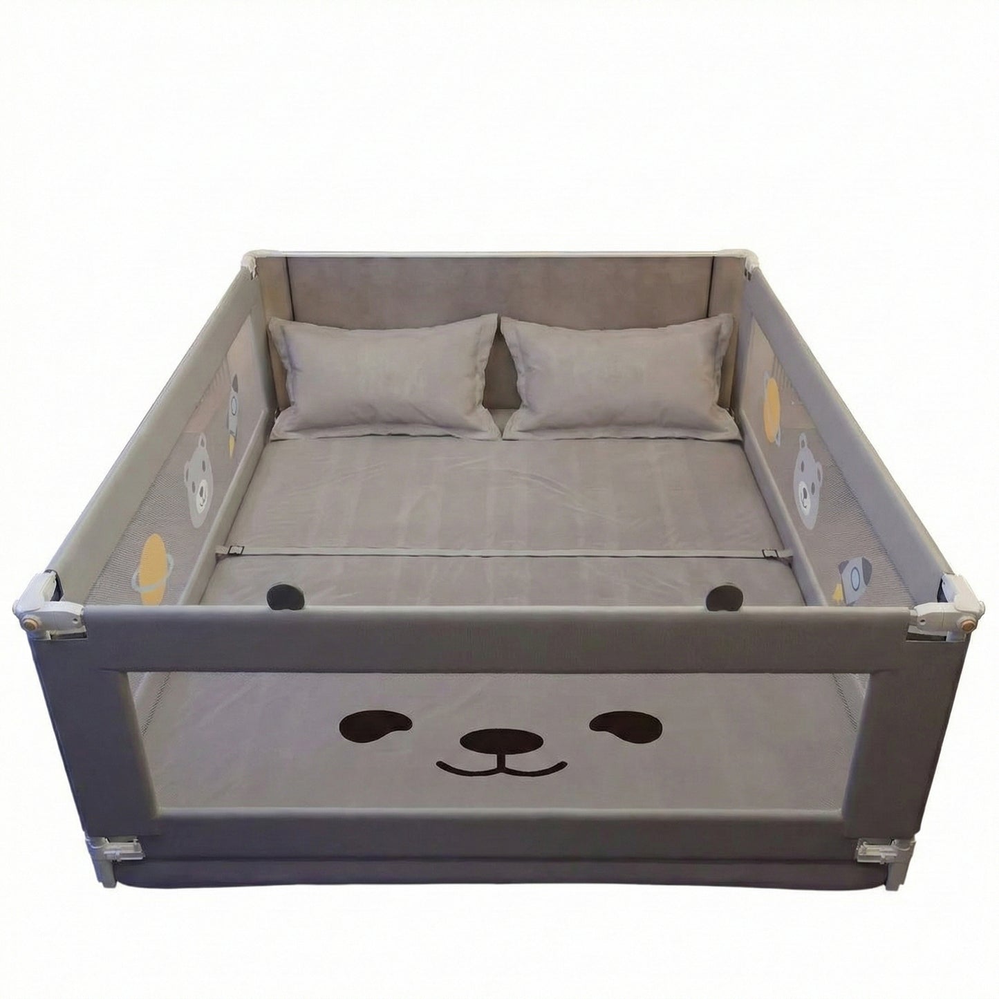 Universal Baby Bed Rail Guard - Reinforced Anti-Fall Barrier with Easy Installation