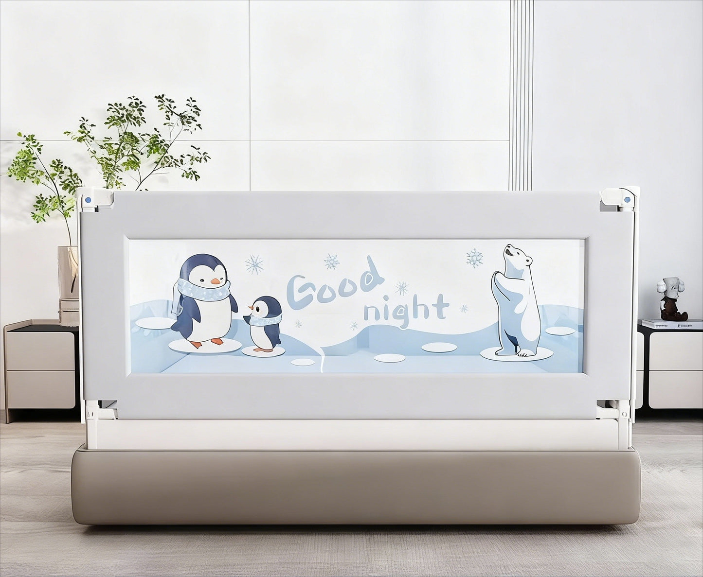 Universal Baby Bed Rail Guard - Reinforced Anti-Fall Barrier with Easy Installation