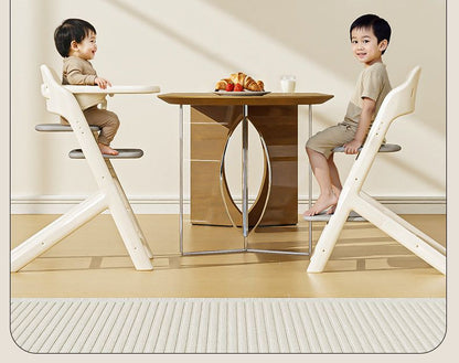 3-in-1 Convertible High Chair - Adjustable Feeding Seat & Play Table for Toddler