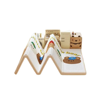 IXPE Foldable Play Mat - Thick Non-Toxic Baby Crawling Pad with Soft Edges