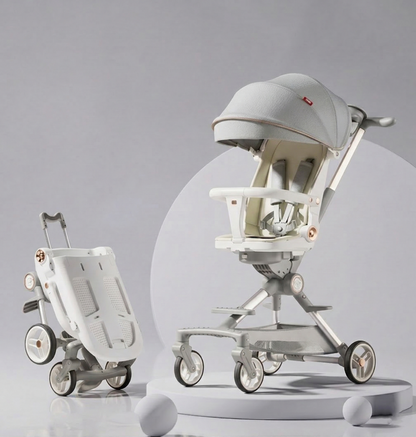 High Landscape Stroller—Lightweight Foldable Double Directional Design Suitable for Sitting or Lying