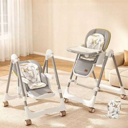 Portable Feeding Seat - Multifunctional Foldable Chair Suitable for Home Use and Learning to Sit