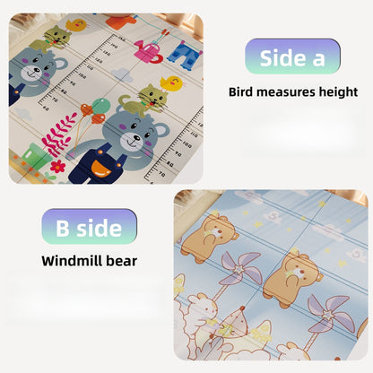 Foldable XPE Play Mat - Extra Thick Non-Toxic Baby Crawling Pad Waterproof & Anti-Slip Floor Mat for Living Room