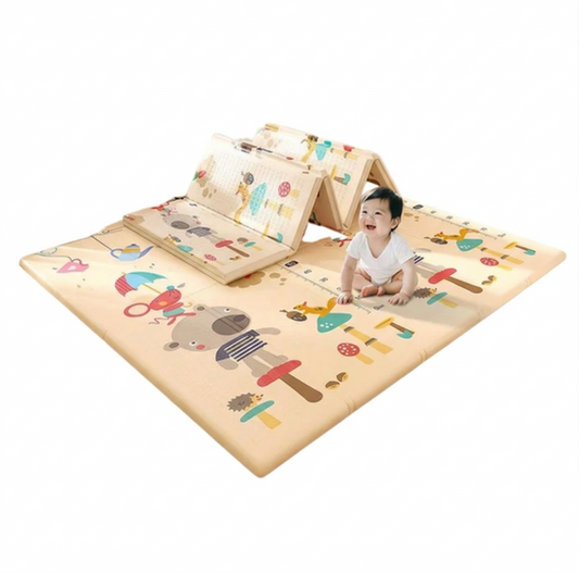 The Foldable Play Mat—Uncompromising Safety & Modern Simplicity