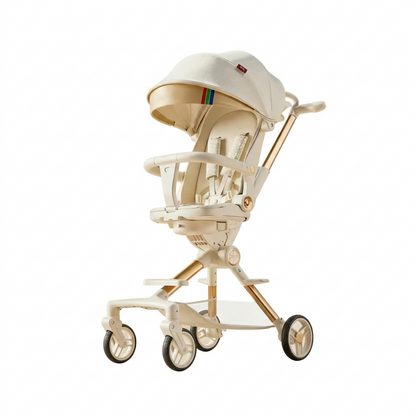 High Landscape Stroller—Lightweight Foldable Double Directional Design Suitable for Sitting or Lying