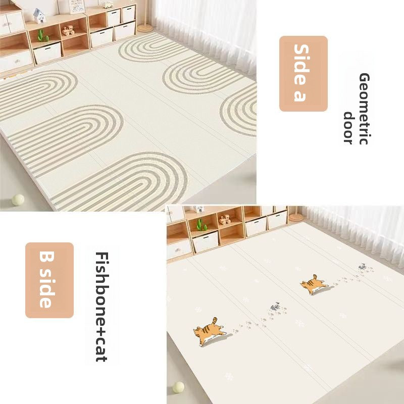 Foldable XPE Play Mat - Extra Thick Non-Toxic Baby Crawling Pad Waterproof & Anti-Slip Floor Mat for Living Room