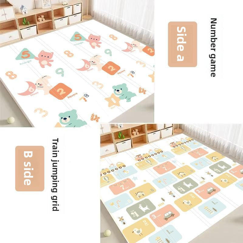 Foldable XPE Play Mat - Extra Thick Non-Toxic Baby Crawling Pad Waterproof & Anti-Slip Floor Mat for Living Room