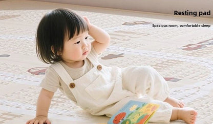 IXPE Foldable Play Mat - Thick Non-Toxic Baby Crawling Pad with Soft Edges