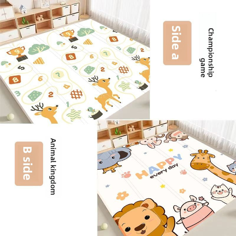 Foldable XPE Play Mat - Extra Thick Non-Toxic Baby Crawling Pad Waterproof & Anti-Slip Floor Mat for Living Room