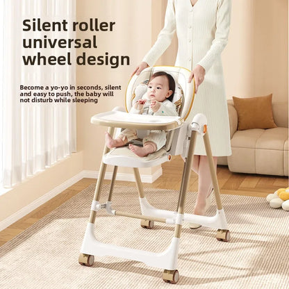 Portable Feeding Seat - Multifunctional Foldable Chair Suitable for Home Use and Learning to Sit