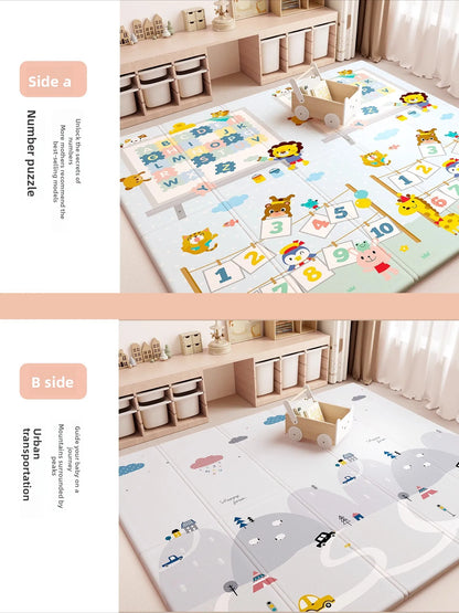 Extra Thick Baby Play Mat  Foldable Non-Toxic Odorless Foam Crawling Mat for Living Room Safe Floor Padding for Kids