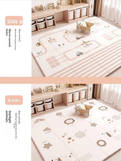 Extra Thick Baby Play Mat  Foldable Non-Toxic Odorless Foam Crawling Mat for Living Room Safe Floor Padding for Kids