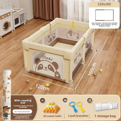 Foldable Baby Playpen - Non-Toxic Indoor Safety Fence & Toddler Activity Area