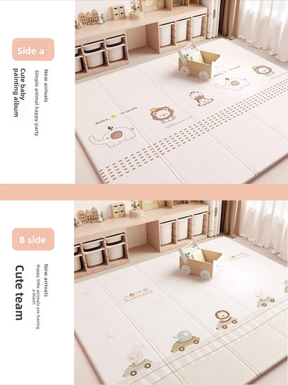 Extra Thick Baby Play Mat  Foldable Non-Toxic Odorless Foam Crawling Mat for Living Room Safe Floor Padding for Kids