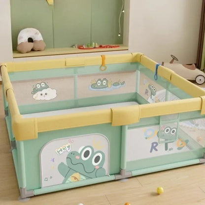 Foldable Baby Playpen - Non-Toxic Indoor Safety Fence & Toddler Activity Area