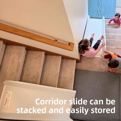 Indoor Transformable Stair Slide – No Assembly Required Safe Play Slide for Bedroom & Home Use