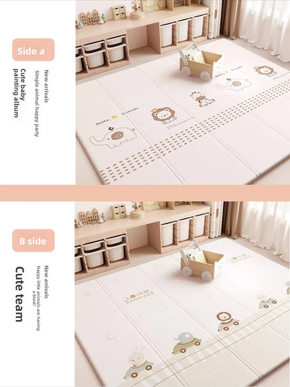 Extra Thick Baby Play Mat  Foldable Non-Toxic Odorless Foam Crawling Mat for Living Room Safe Floor Padding for Kids