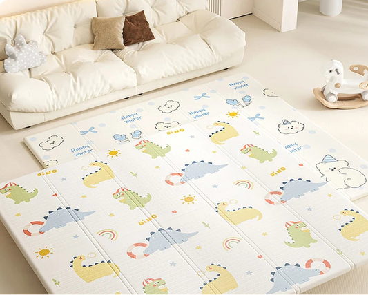 The Foldable Play Mat—Uncompromising Safety & Modern Simplicity