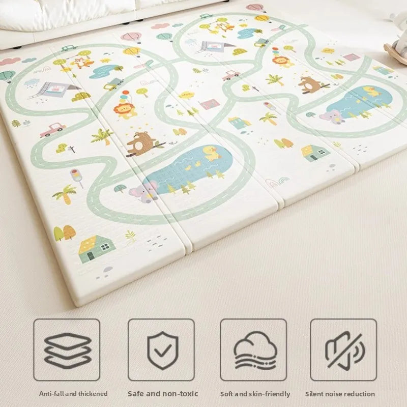 The Foldable Play Mat—Uncompromising Safety & Modern Simplicity
