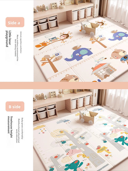 Extra Thick Baby Play Mat  Foldable Non-Toxic Odorless Foam Crawling Mat for Living Room Safe Floor Padding for Kids