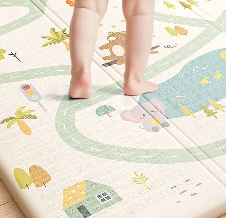 The Foldable Play Mat—Uncompromising Safety & Modern Simplicity
