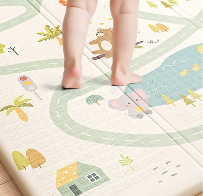 The Foldable Play Mat—Uncompromising Safety & Modern Simplicity