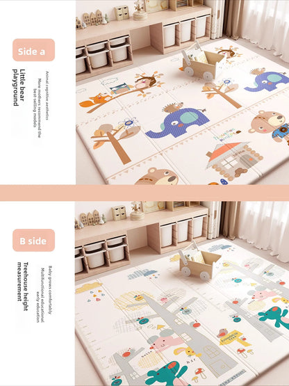 Extra Thick Baby Play Mat  Foldable Non-Toxic Odorless Foam Crawling Mat for Living Room Safe Floor Padding for Kids