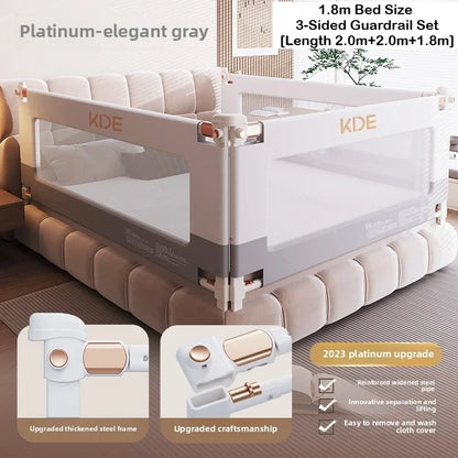 Universal Baby Bed Rail Guard - Reinforced Anti-Fall Barrier with Easy Installation
