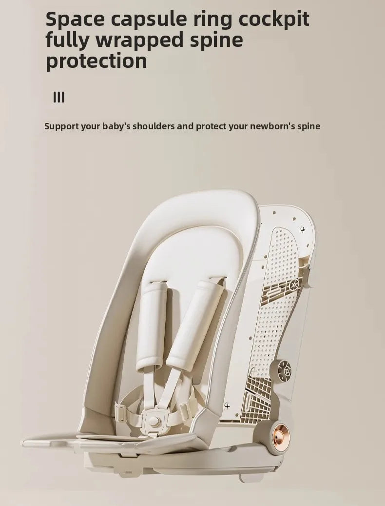 High Landscape Stroller—Lightweight Foldable Double Directional Design Suitable for Sitting or Lying