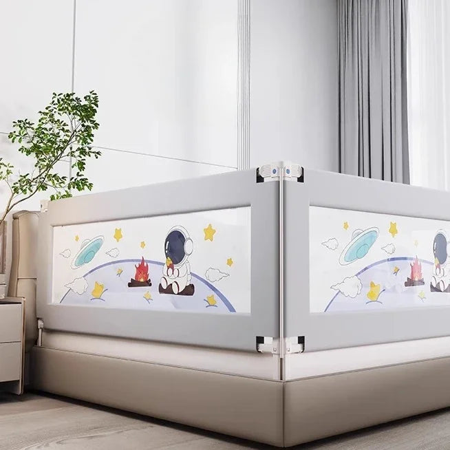 Universal Baby Bed Rail Guard - Reinforced Anti-Fall Barrier with Easy Installation