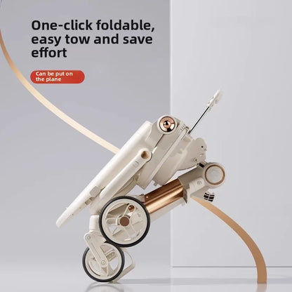 High Landscape Stroller—Lightweight Foldable Double Directional Design Suitable for Sitting or Lying